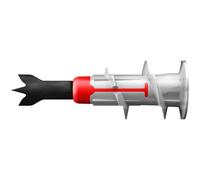 fischer DuoBlade LD, innovative self-drilling plasterboard plug, strong plug for fast and easy installation in gypsum plasterboard and fibre board, w
