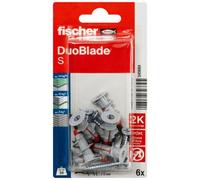 fischer DuoBlade S K - 6K Blister Self-Drilling Screws, 1/4 in x 1 #8-32, 6000 Pieces, 25 Items