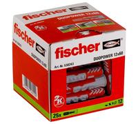 fischer DUOPOWER 12x60, Grey/red