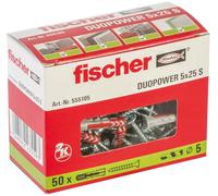 fischer DUOPOWER 5 x 25 with Screw, 555105