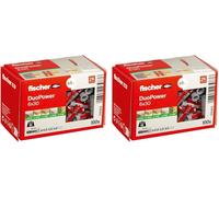 fischer DuoPower 6 x 30, Powerful Universal Plug with Intelligent...