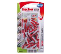 Fischer Duopower Grey & Red Nylon Wall Plug (Dia)6mm (L)30mm, Pack Of 28