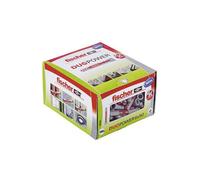 Fischer DuoPower Plug 100pcs 6x50mm high-grip polyamide design 538250