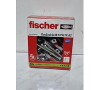 fischer DuoSeal Wall Plug | Sealing Plug for Wet Areas | 6x38 + A2 Screws