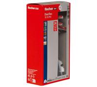 FISCHER DuoTec 10 S PH LD, 10 x Toggle-Plug + 10 x Panhead Screw 5 x 70: High-Load Toggle-Plug for Plasterboard, Gypsum Fibreboard, Wood, Steel & Plastic Panels, 10 Pieces