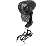 FISCHER Dynamo LED Headlight 80 Lux with Cable Bicycle Light Set Bicycle Accessories Black