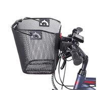 FISCHER E-Bike handlebar basket with quick attachment, specially developed for e-bikes, load capacity 5 kg, suitable for all standard displays with a width of 9 cm, including Bosch displays, black