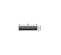 fischer Elektronik SK 85 100 SA 10022659 0.85 K/W 100 x 160 x 40 mm 1 pc(s)