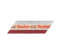 Fischer 534704 63X2.8mm Collated Ring Shank Nails & 3 Gas Fuel Cells