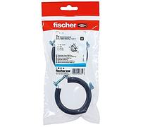 Fischer FGRS Plus 1 1/2 Inch B Premium Pipe Clamp One Piece with Quick Release and Sound Insulation Insert for Attaching Pipes up to 1 1/2 Inch Connection Thread M8 - Pack of 2 - Item No. 49865