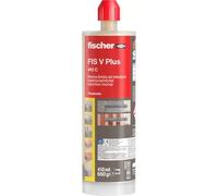 Fischer FIS V PLUS 410C - Structural chemical anchor for concrete and masonry, cartridge 410 ml with 2 mixers, for silicone gun, high performance hybrid resin