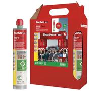 fischer FIS V Zero 300 T Injection Mortar in a Handy Six Pack, the Environmentally Friendly, Weatherproof Mounting Mortar for Secure Anchoring in Concrete and Masonry, 6 Cartridges 300 ml Each