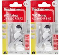 fischer Fixing Set WC N K (Pack of 2)