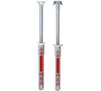 Fischer Frame Fixing Anchor DuoXpand With Countersunk or Hex Head Screw (Pack of 5, 10, 20, 50) (20, 10 x 100 FUS (Hex head))