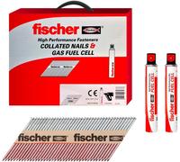 Fischer Galvanised Ring Framing Nails Fuel Gas Cells included
