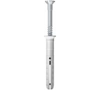 Fischer Hammerfix Countersunk Stainless Steel Nail Screw with Plug - 6mm x 60mm (50 Pack)