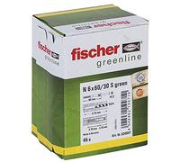 fischer Hammerfix N Green 6 x 60/30 S - Countersunk, 45-Piece, 524847