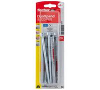 Fischer Hex Frame Fixing (Dia)8mm (L)120mm, Pack Of 4