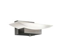 Fischer & Honsel Bowl TW 30012 Wall Light 1x LED 6.0 Watt Matt Nickel 3 Levels CCT Continuously Dimmable 11 x 20 x 7 cm (L x W x H), 610 lm, 2700 K / 3350 K / 4000 K