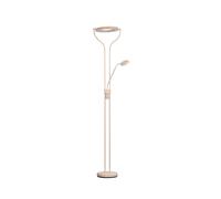 FISCHER & HONSEL Davos LED floor lamp, sand-coloured, height 180 cm, 2-bulb, CCT