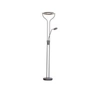 FISCHER & HONSEL Davos LED floor lamp, sand grey, height 180 cm, 2-bulb, CCT