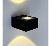 FISCHER & HONSEL Helsinki LED outdoor wall light, black