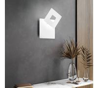 FISCHER & HONSEL Hennes LED wall light, width 18 cm, white