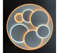 FISCHER & HONSEL LED ceiling lamp Dots, white, Ø 50 cm, metal/acrylic, CCT
