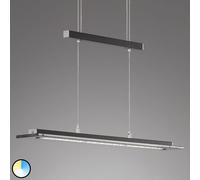 FISCHER & HONSEL LED hanging light Tenso TW dimmer, black 88cm