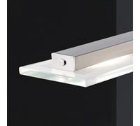 FISCHER & HONSEL LED pendant light Tenso, nickel, 64 cm, metal, CCT, dimmable