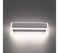FISCHER & HONSEL LED wall light Aluro, metal, nickel-coloured, CCT, dimmable