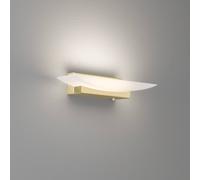 FISCHER & HONSEL LED wall light Bowl TW CCT width 30 cm, brass