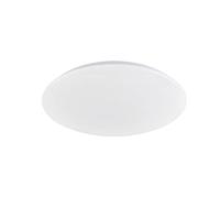 Fischer & Honsel Mona Ceiling Light, White Satined, White, Acrylic Glass, D: 39.50 cm, Projection: 8.50 cm, Dimmable via Wall Switch in 3 Levels, 1x LED 18.0 W 3000 K, 2300 lm, EEG: F, 20923