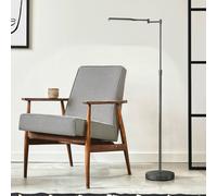 FISCHER & HONSEL Nami LED floor lamp with foot dimmer, CCT, black