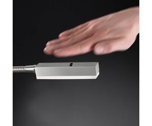 FISCHER & HONSEL Raik LED wall light with gesture control, alu