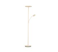 FISCHER & HONSEL Sorento LED floor lamp, height 182 cm, reading light, sand-coloured