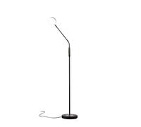 FISCHER & HONSEL Sorento LED floor lamp, sand black, height 138 cm, CCT dimmable