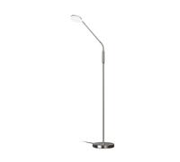 FISCHER & HONSEL Sorento nickel LED floor lamp, height 138 cm, CCT, touch dimmer