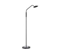 FISCHER & HONSEL Tallri LED floor lamp, black, height 135 cm, CCT, touch dimmer