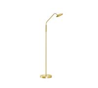 FISCHER & HONSEL Tallri LED floor lamp, brass, height 135 cm, CCT, touch dimmer