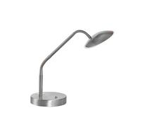 FISCHER & HONSEL Tallri LED table lamp, nickel, height 60 cm, CCT touch dimmer