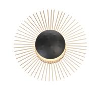 FISCHER & HONSEL Varras indirect LED wall light Ø30cm black/gold