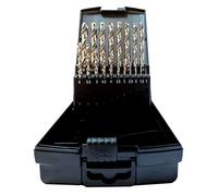 fischer HSS Ground Twist Drill Set 1 mm -10 mm, 19 Pieces, 553620