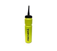 Fischer Ice Hockey Drinking Bottle 900 ml with Straw Black/Yellow/Silver (Yellow)