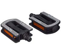 Fischer Kids/Young person's Plastic Non-Slip Pedals - Black, One Size