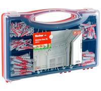 Fischer Meister-Box XL Old Building, 280-Piece Dowel Screw Set, 6-10 mm Diameter, 30-80 mm Length, for DIY and Professionals, Universal Dowels DuoPower, Ideal for Walls and Surfaces in Old Buildings