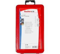 fischer Metal Drill Bit Set, 1-13 mm, 25-Piece, HSS Steel, Spiral Drill Bits for Metal & Non-ferrous Metal