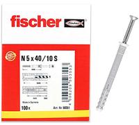 fischer N 5 x 40 Z Hammerfix Frame Fixing, Pack of 100, 50351