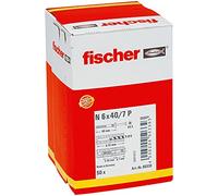 fischer N 6 x 40/7 P Hammerfix Frame Fixing, Pack of 50, 50339