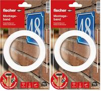 fischer No Tools Just Hands - Mounting Tape 3m x 19mm (Pack of 2)
